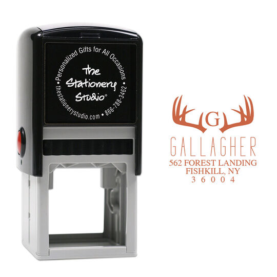 Antlers Self-Inking Stamp